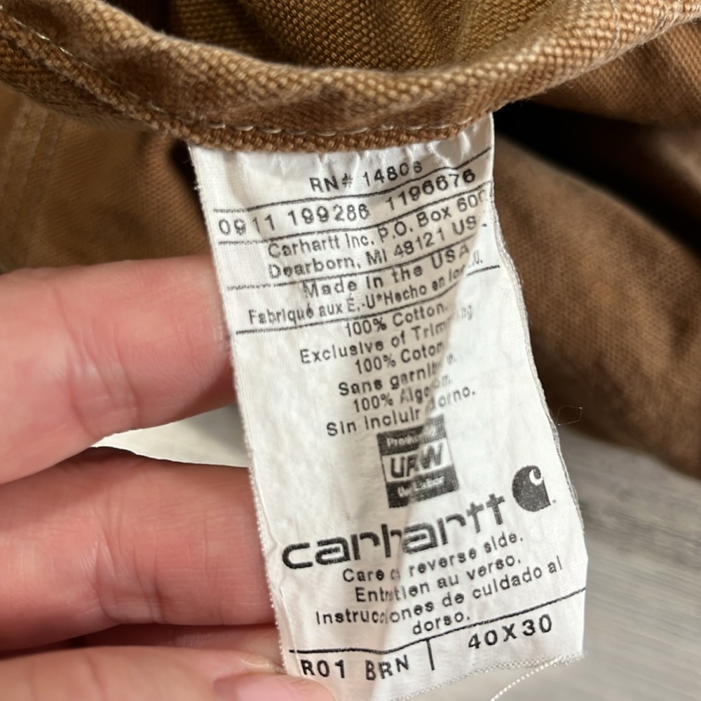 Carhartt Overalls Size 40 - Picture 8 of 10